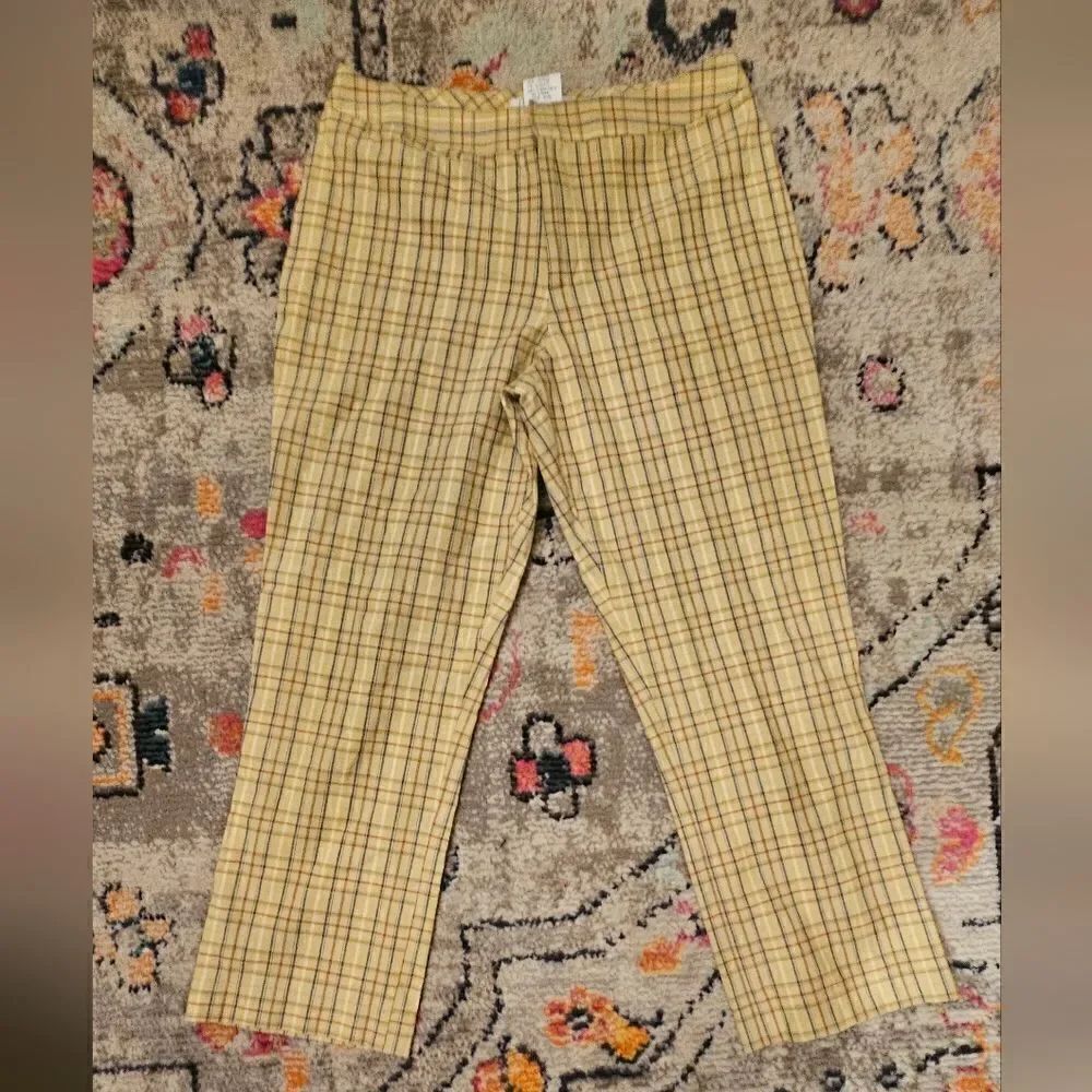Vintage Guess flat front trouser Capri sz 10 with 25" inseam